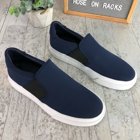 Vince Blair Platform Slip On Sneaker Blue/Black - Picture 8 of 8